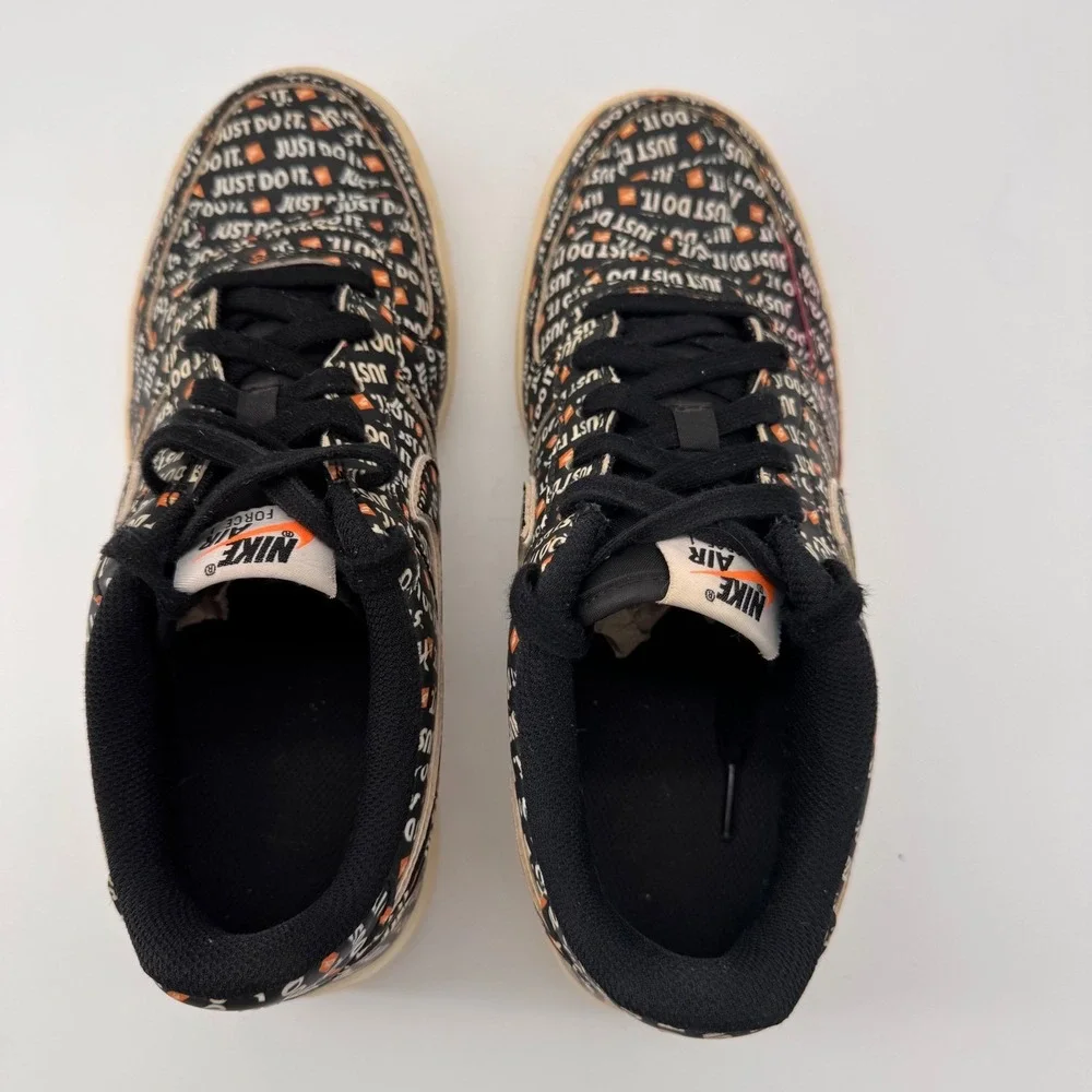 Nike Air Force 1 Low '07 LV8‎ Just Do It Kids AOP Sneakers Shoes 7Y Streetwear